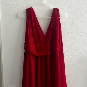 Lulu’s Heavenly Hues Red Maxi Dress